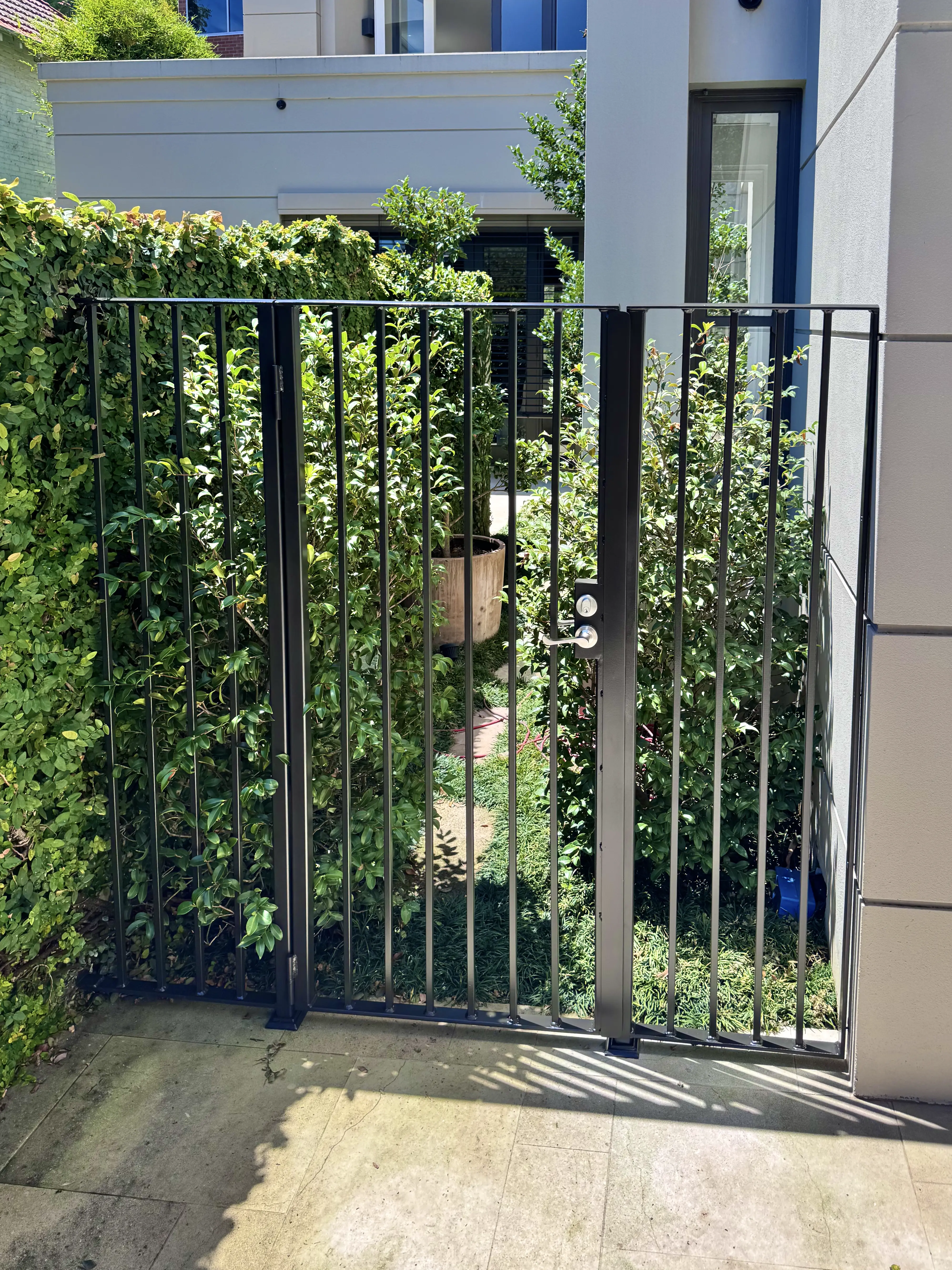 Wrought iron security door Darling Point